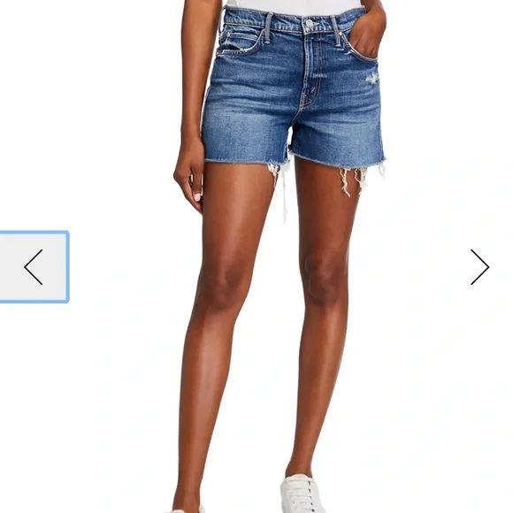 MOTHER the dutchie high waisted shorts - Picture 6 of 11